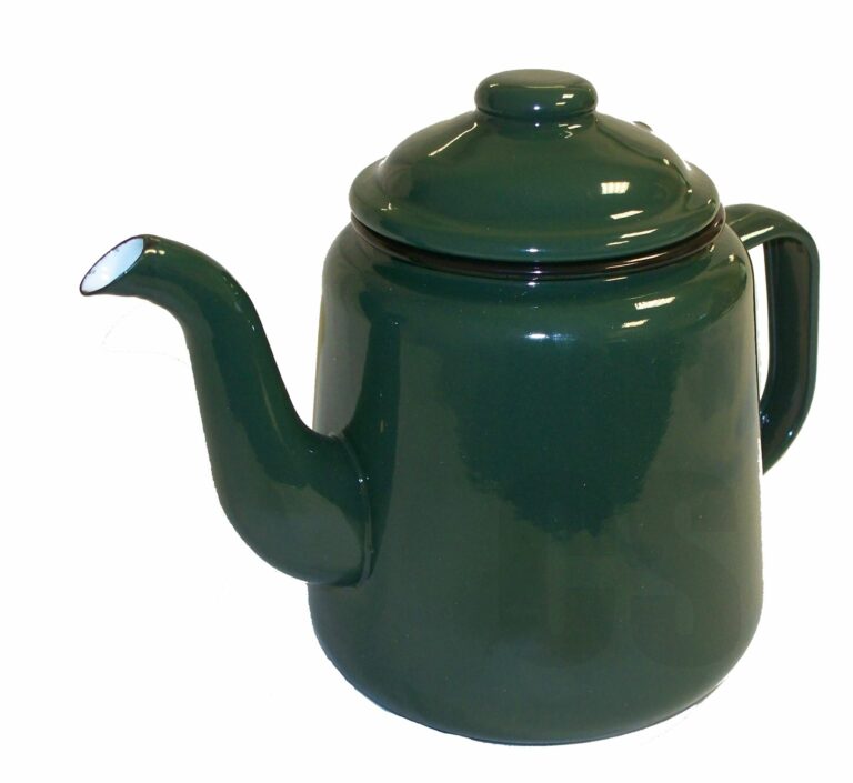 Chapter One Cavan Green Enamel Teapot